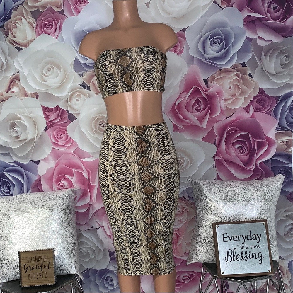 Brand new two piece leopard set